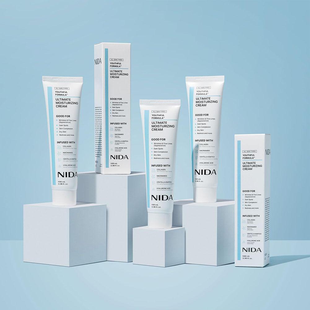 Centella Asiatica Toner - ครีมบำรุงผิว NIDA สารสกัดใบบัวบก, ไนอะซินาไมด์, กรดไฮยาลูโรนิก, คอลลาเจน