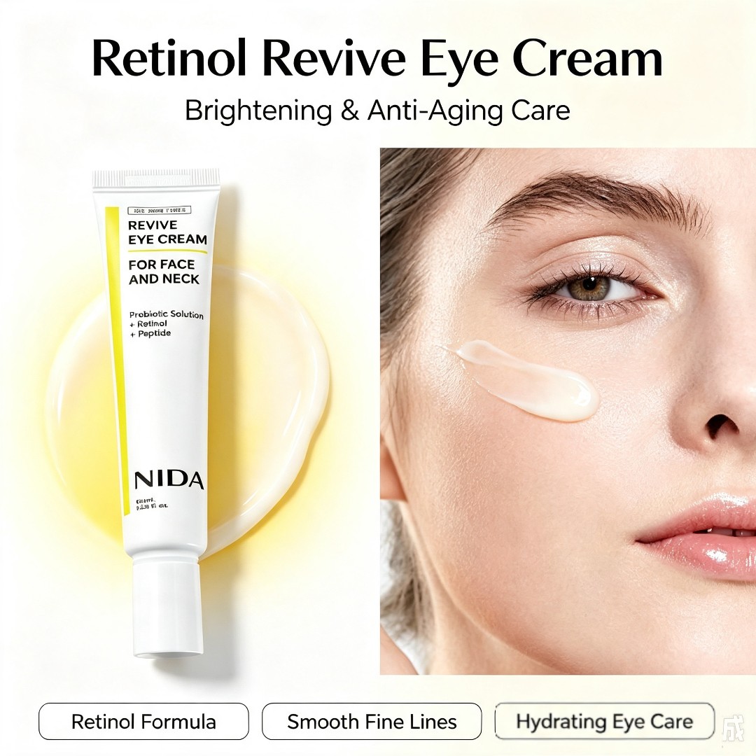 Eye Cream Peptide - เรตินอล ครีมบำรุงรอบดวงตา ช่วยยกกระชับและเพิ่มความชุ่มชื้น พร้อมเปปไทด์ฟื้นฟูผิว ลดเลือนริ้วรอย ครีมบำรุงผิวหน้าและลำคอ