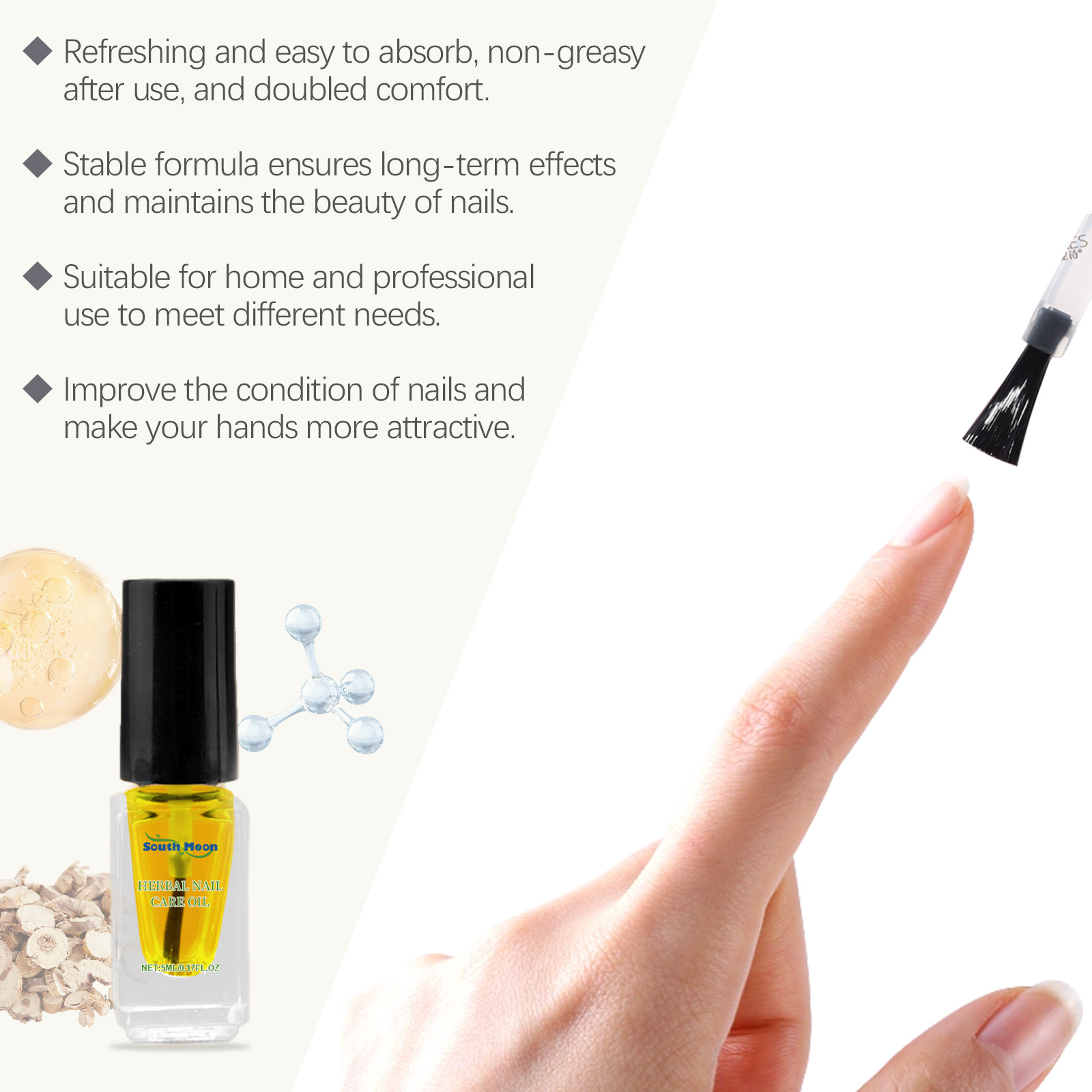 น้ำมันสมุนไพรบำรุงเล็บ South M - Skincare Herbal บทวิจารณ์และราคา