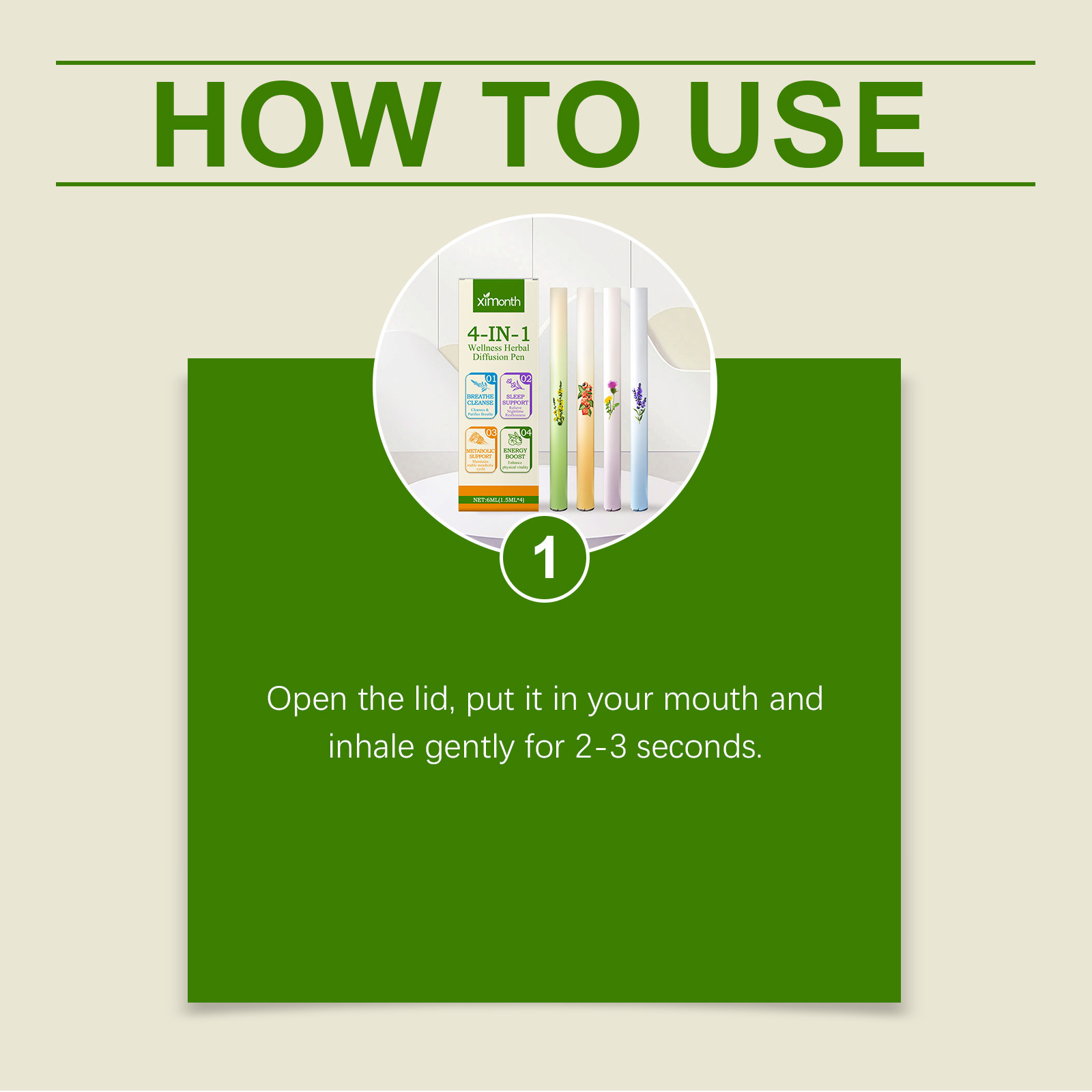 ปากกาปรับอากาศ 4 in 1 สมุนไพรเ - Skincare Herbal บทวิจารณ์และราคา