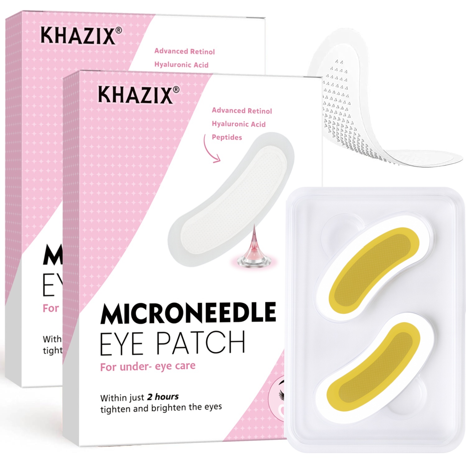 แผ่นแปะใต้ตาเรตินอลไมโครนีดเดิ - Eye Cream Peptide บทวิจารณ์และราคา