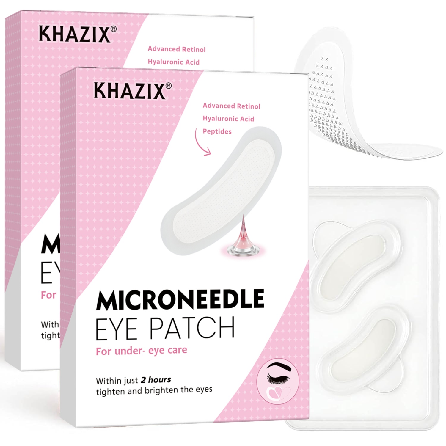แผ่นแปะใต้ตาเรตินอลไมโครนีดเดิ - Eye Cream Peptide บทวิจารณ์และราคา